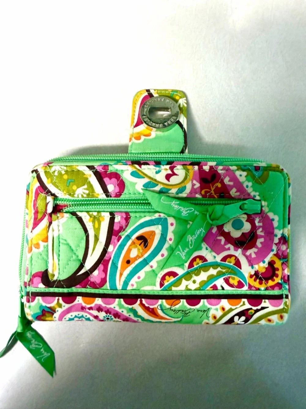 Vera Bradley Tutti Frutti Turnlock Wallet - Picture 2 of 8
